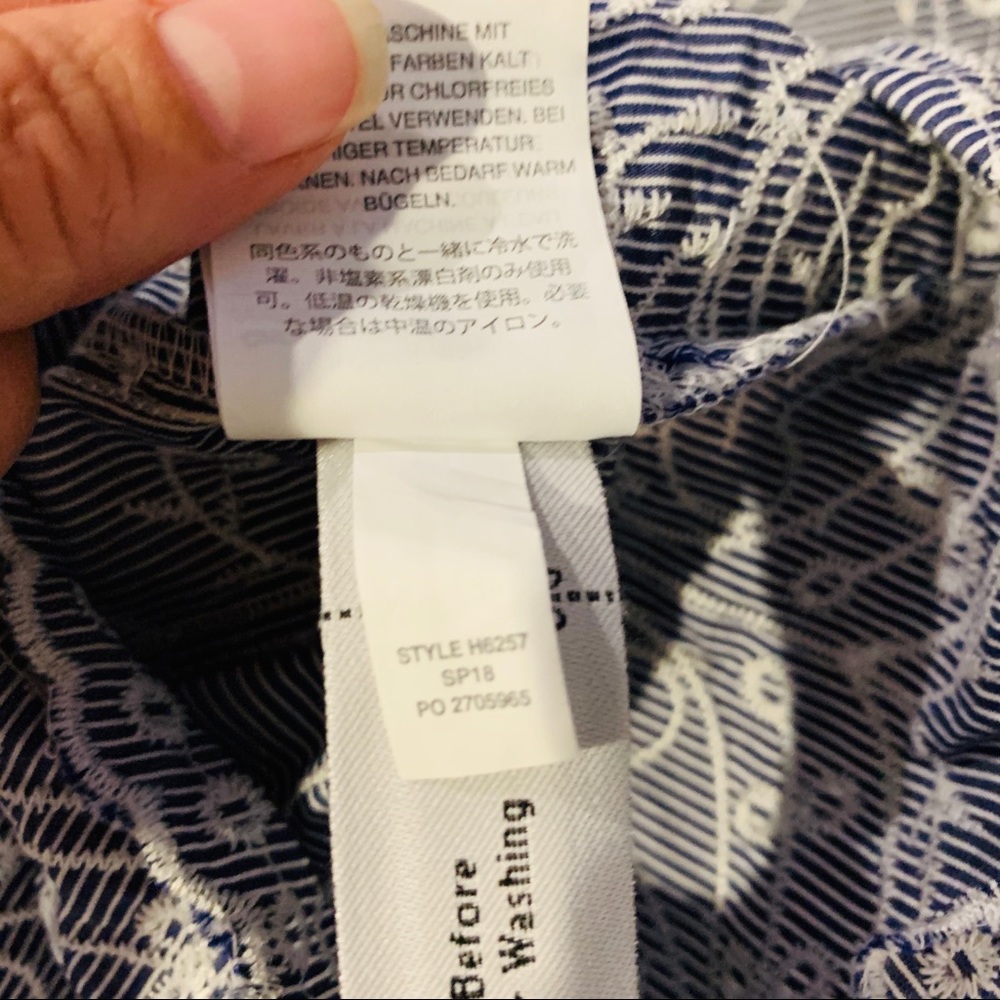 J. CREW Embroidered Bell Sleeve Poplin Shirt - Picture 11 of 11